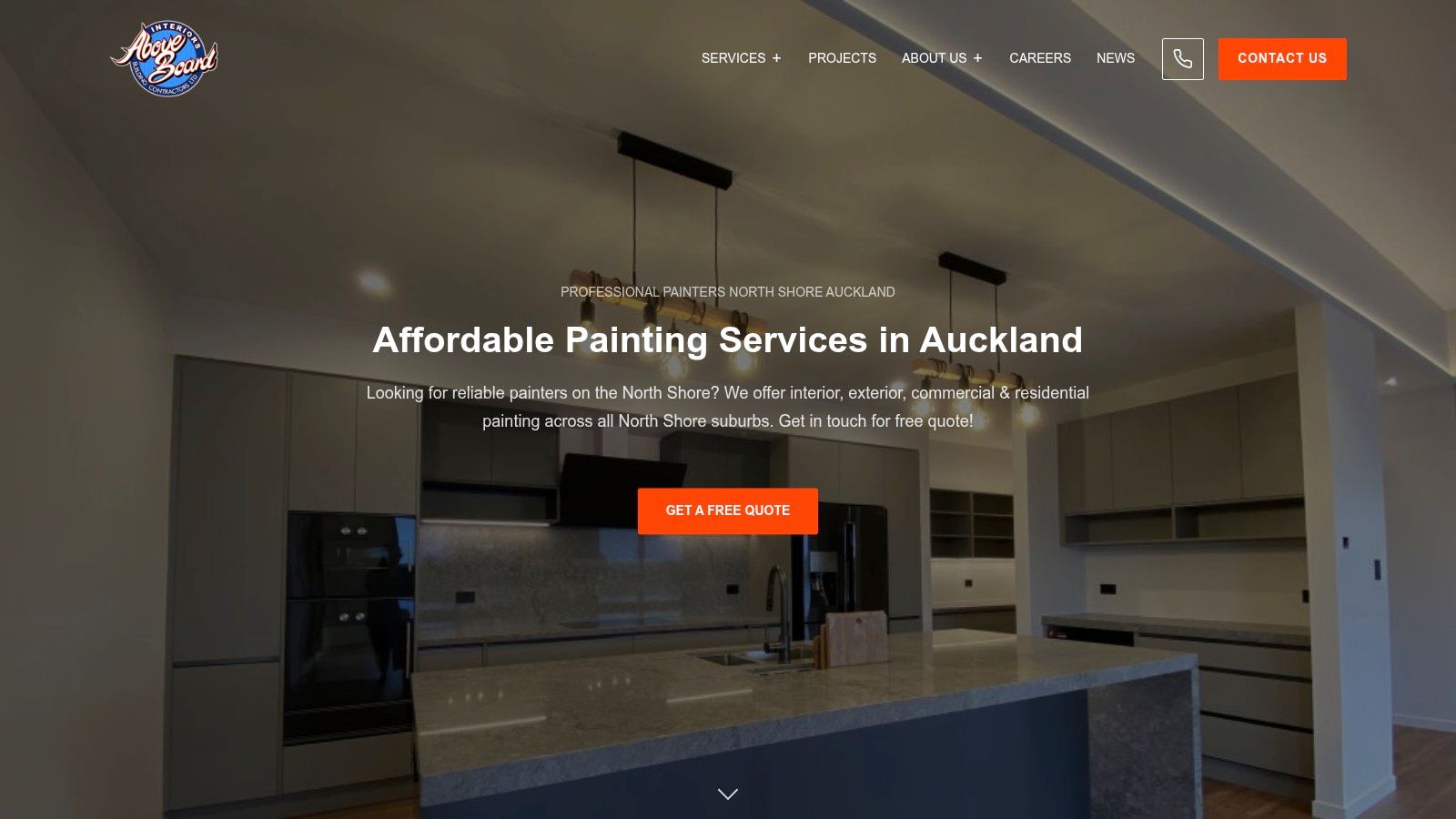 Screenshot from https://paintersnorthshore.co.nz